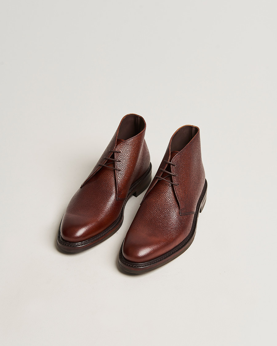 Loake 1880 Legacy Lytham Chukka Boot Oxblood Grain Calf