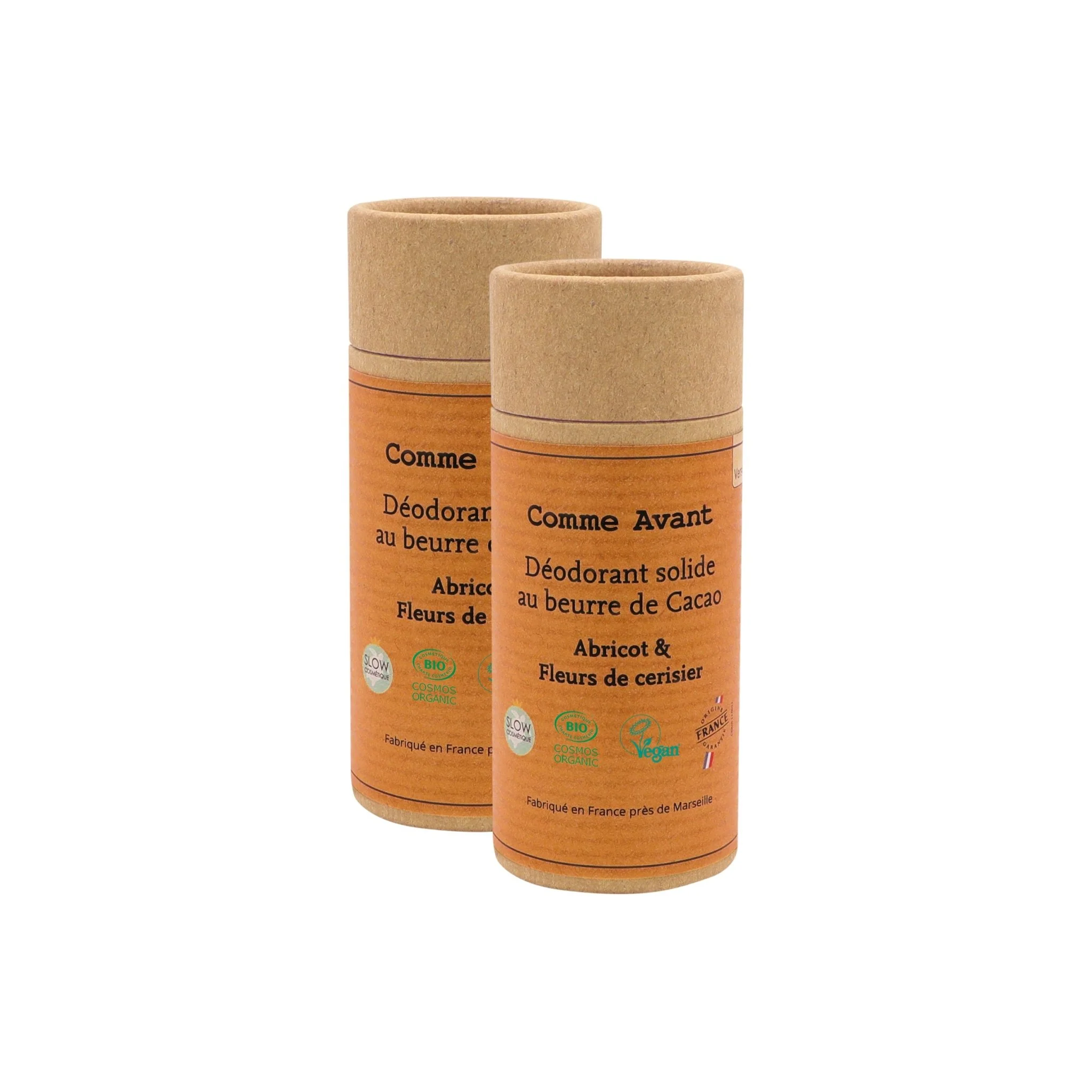 Déodorant solide abricot & fleurs de cerisier - Version 3 - 1 déodorant - 60g