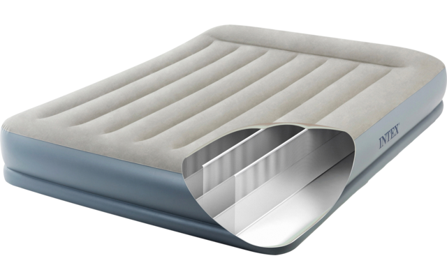 Intex Dura Beam MidRise Queen Luftbett mit 220V Pumpe 152 x 203 x 30 cm