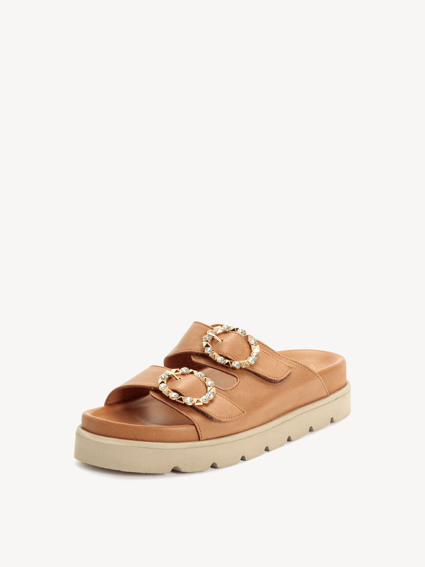 Leren Slipper - bruin