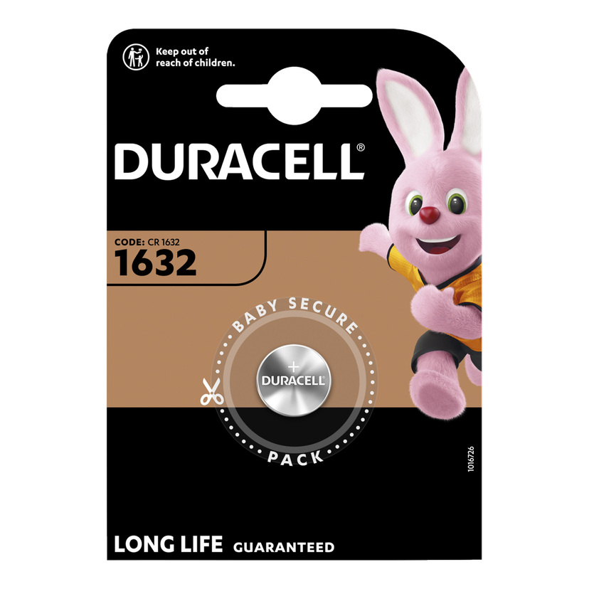 Knappecellebatteri CR1632 1-pk