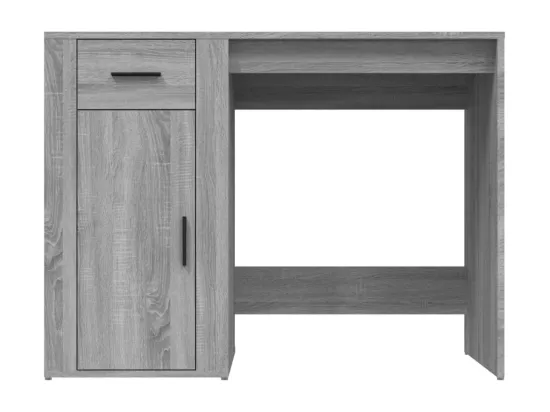 Bureau Sonoma gris 100x49x75 cm Bois d'ingénierie