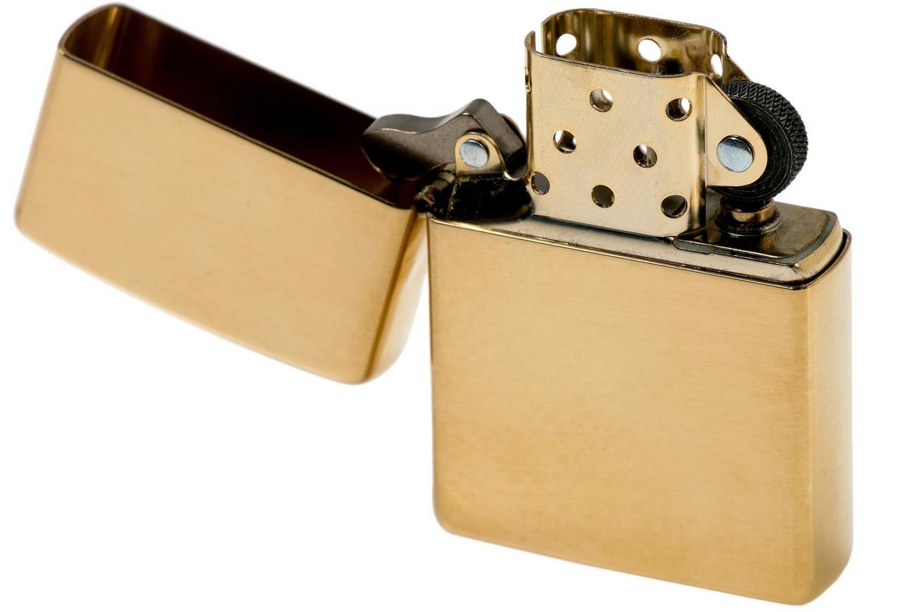 Zippo Classic 254B-001678, High Polish Brass, aansteker