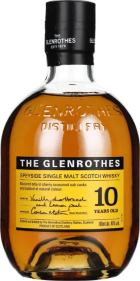 THE GLENROTHES 10 YEARS SINGLE MALT 70CL