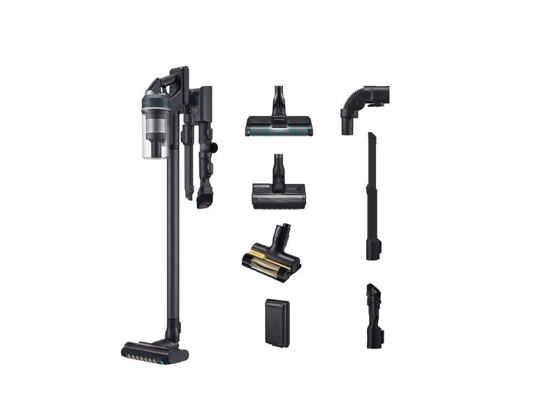 Samsung Akku-Hand- und Stielsauger Jet 85 Complete VS20C852 Hand- und Besenstaubsauger mit einem um 180° schwenkbaren Saugkopf