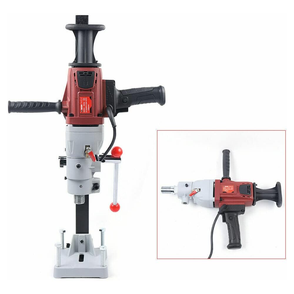 Carotteuse, carotteuse, pour forage à béton humide et sec, diamantée, 2200 W, 180 mm : Bricolage