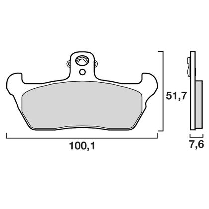 Plaquettes de freins Brembo Organique avant