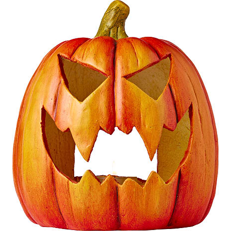 Halloween græskar lanterne H: 30 cm - flere varianter - assorteret
