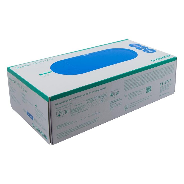 Vasco Nitril blue Untersuchungshandschuhe Größe S, 150 St