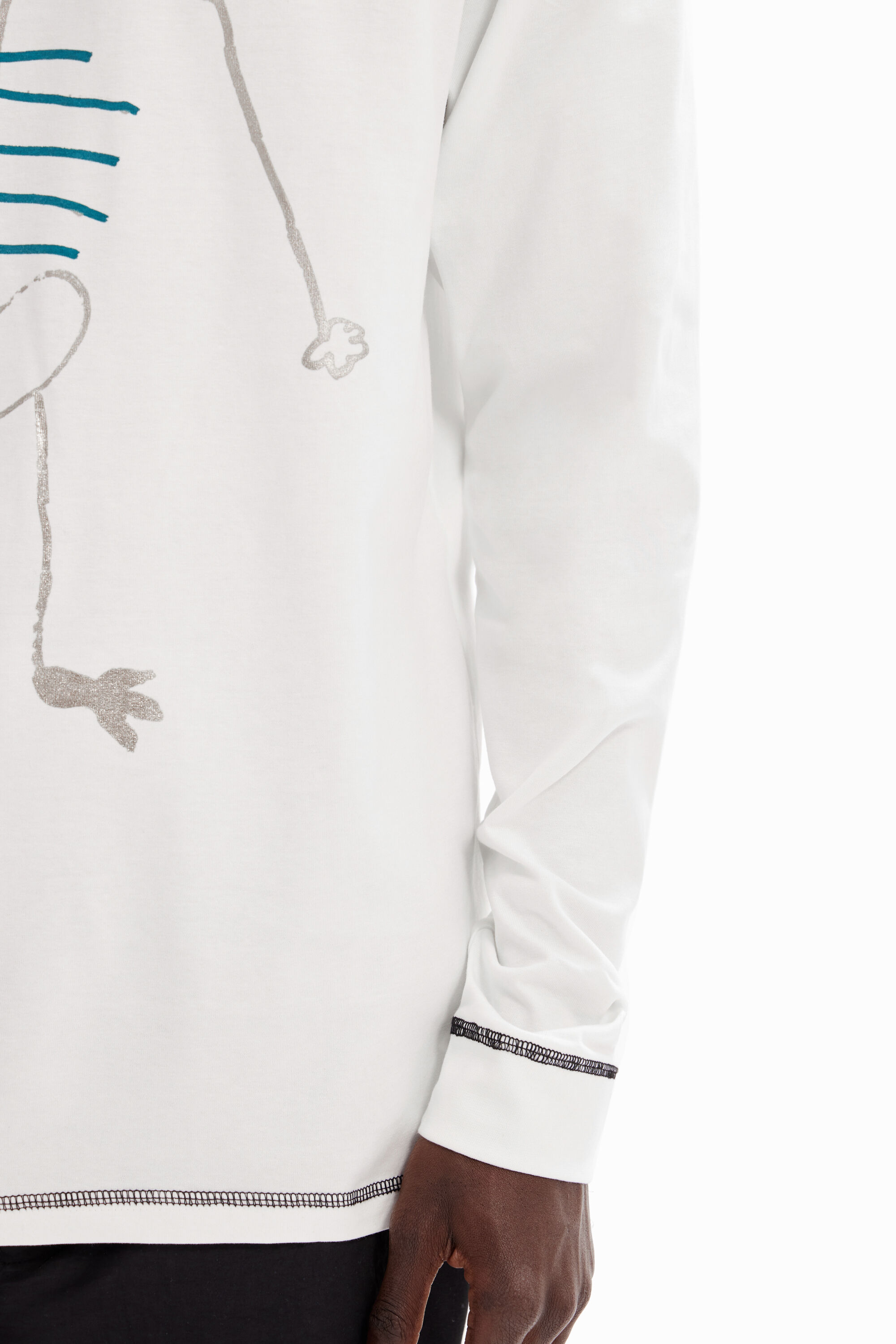 T-shirt oversize manches longues