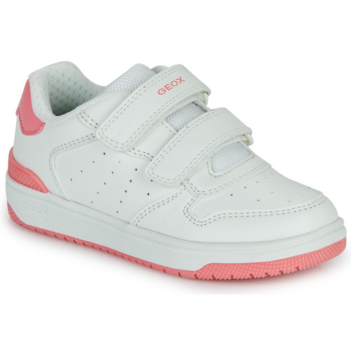 Geox - J WASHIBA GIRL - Blanc / Rose