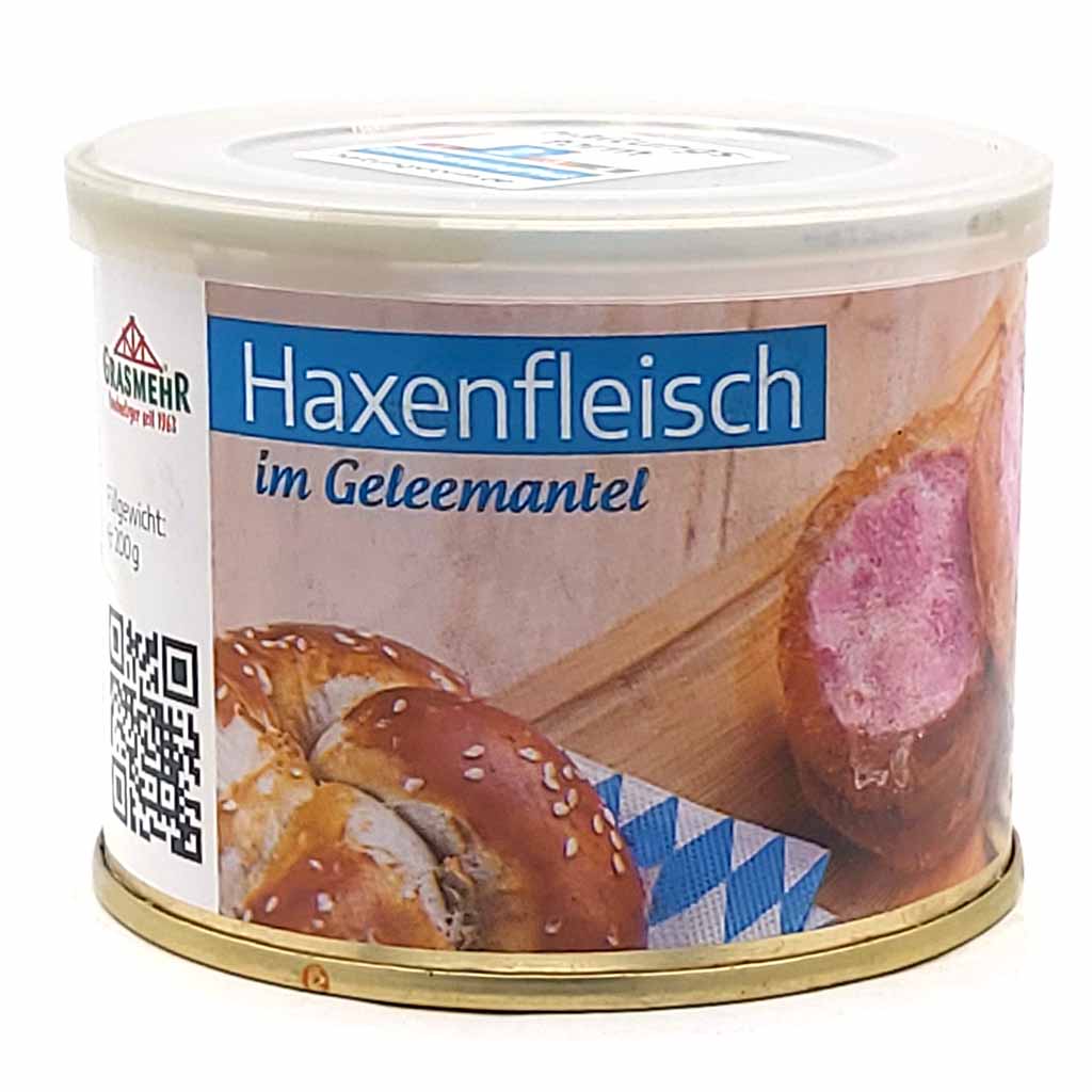 Grasmehr Hausmacher Haxenfleisch mit Geleemantel 200g MHD:14.12.25