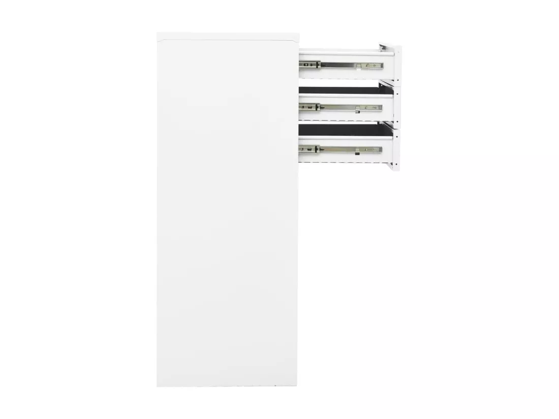 Armoire de bureau Blanc 90x40x102 cm Acier