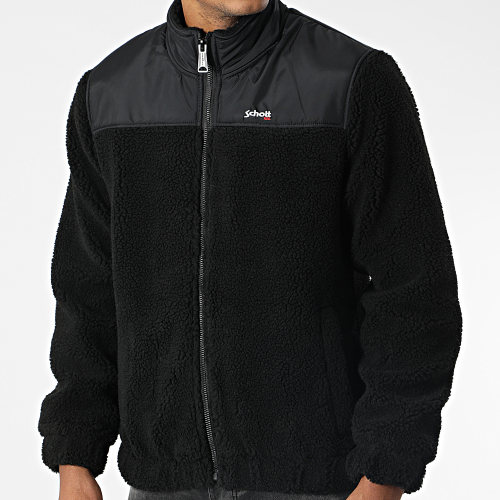 Veste Zippée Fourrure Mouton Sward 1 Noir