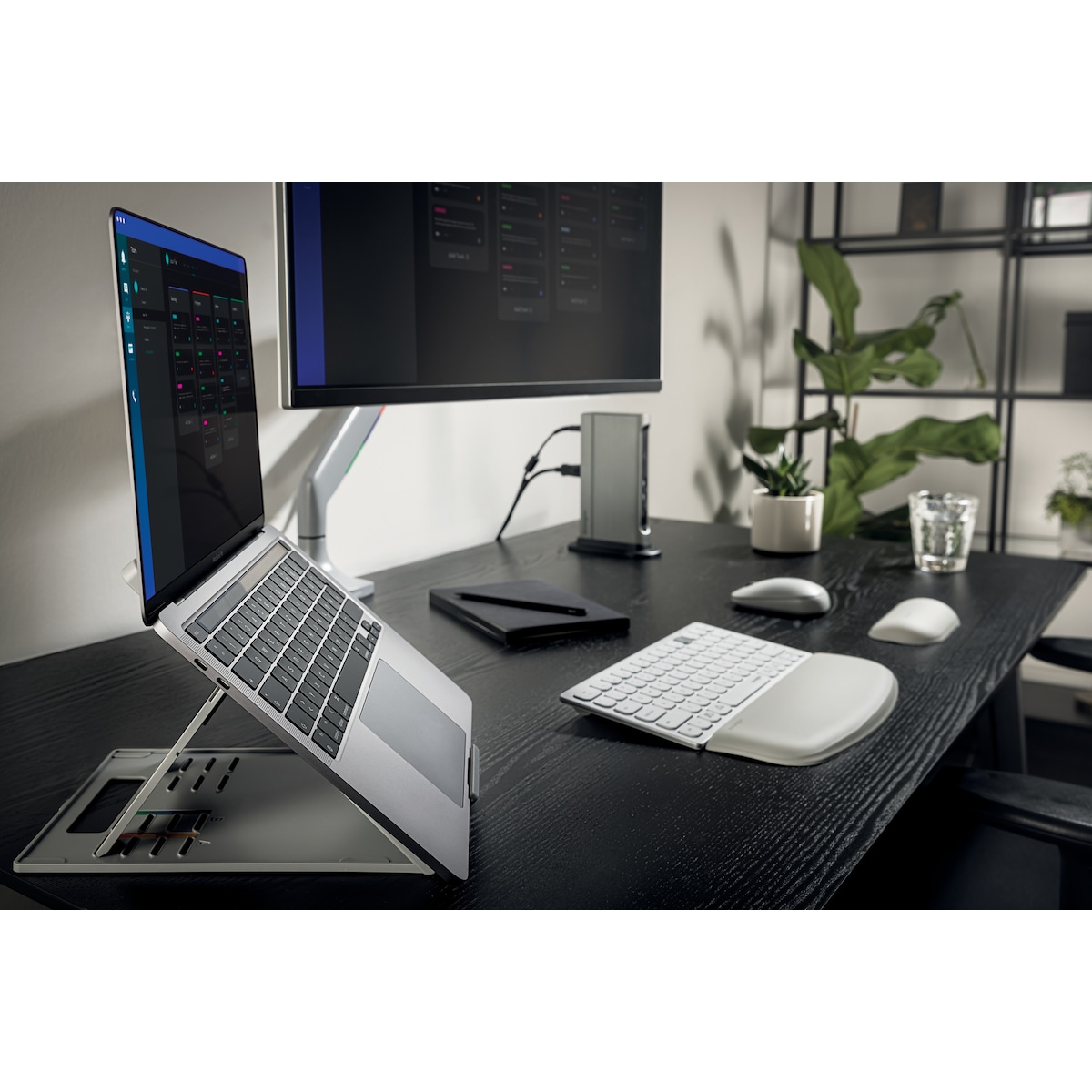 Kensington ErgoSoft Gel Slim håndleddsstøtte for tastatur (grå)