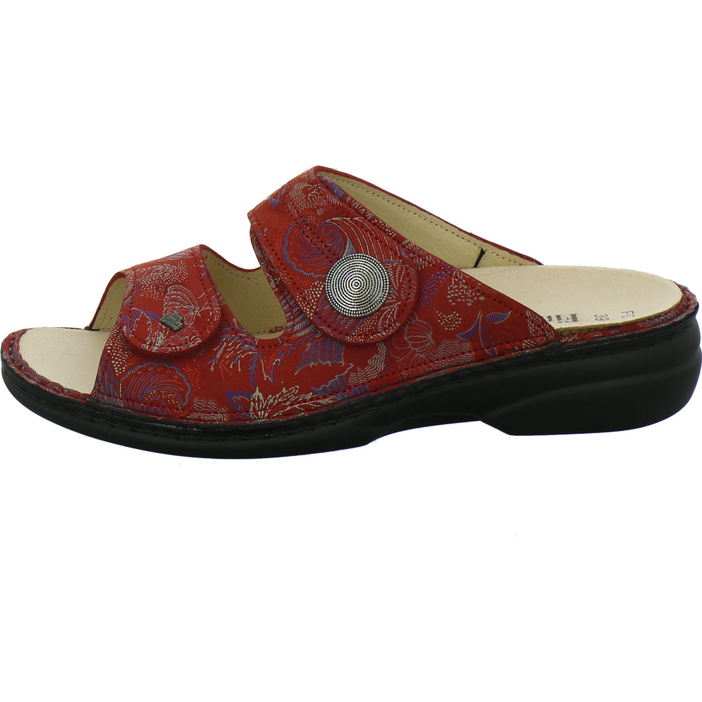 Finn Comfort Pantoletten Damen Rot