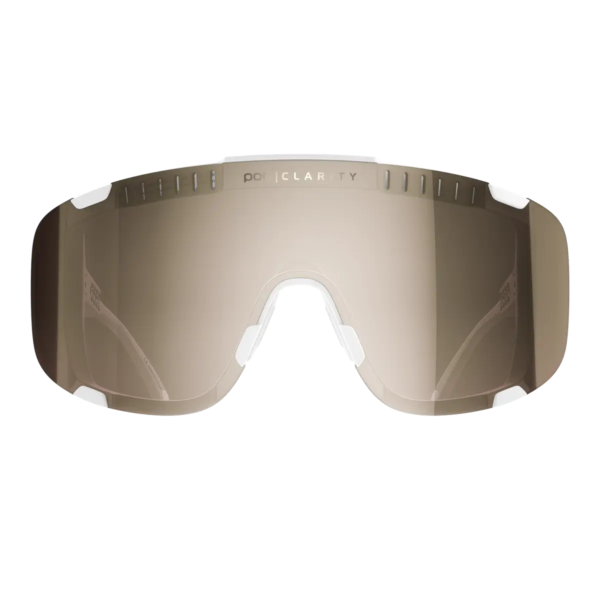 POC Devour Wide Fit Sport Zonnebril Wit met Trail Lens Zilver