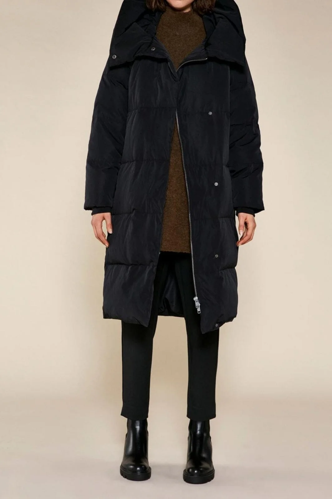 Object Objlouise Long Down Jacket 3140705 black
