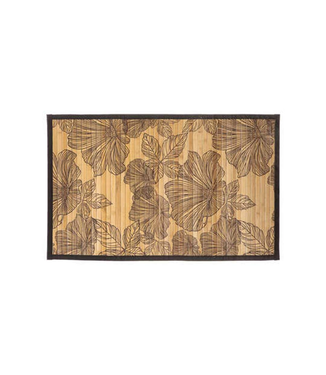 Tapis de Salle de Bain Blackflora 50x80cm Beige