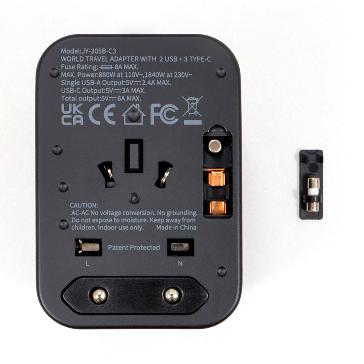 Origin Outdoors Travel Adapter - global oplader