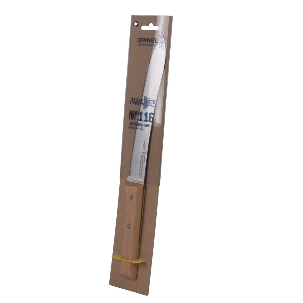 Couteau à pain N°116 Parallèle lame inox 21 cm Opinel