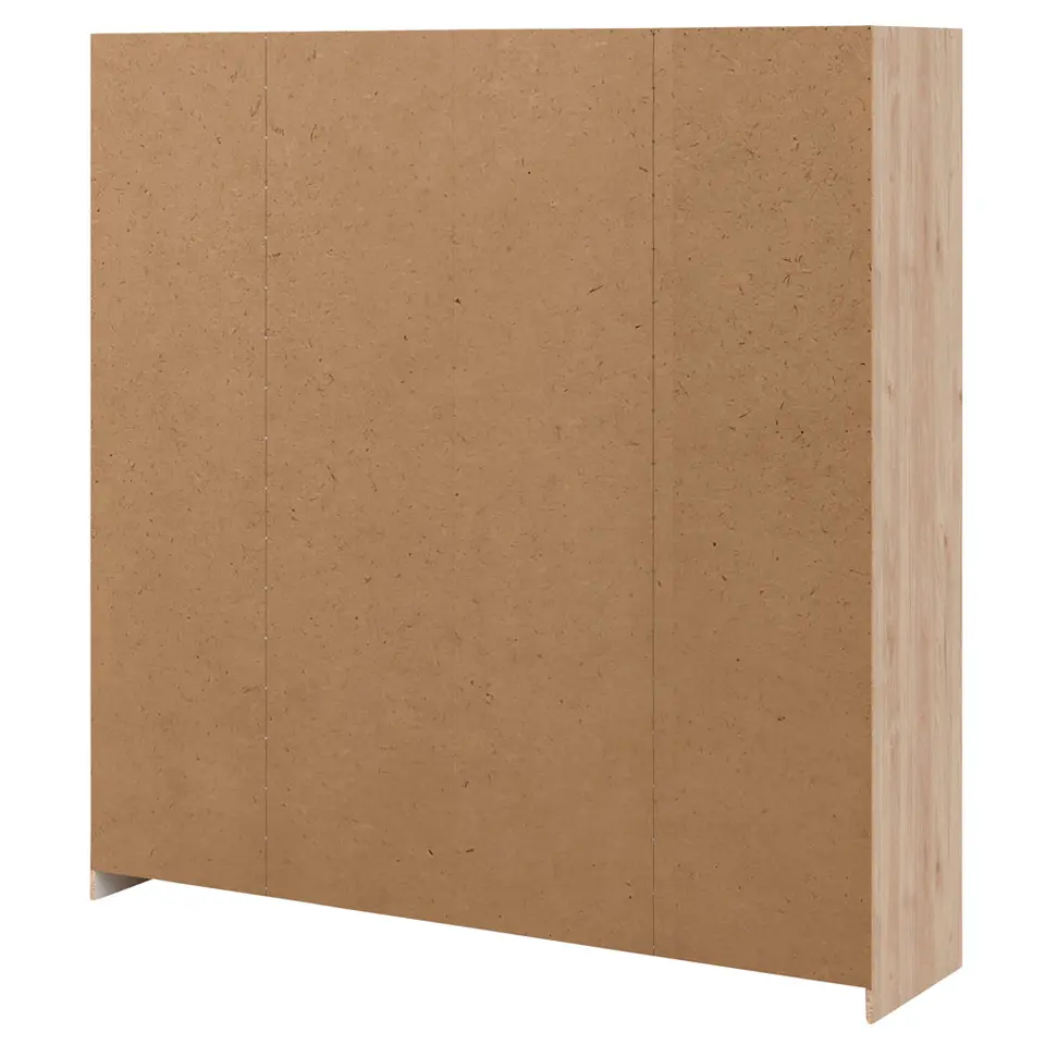 Kledingkast Sprint 4-deurs - eikenkleur - 200x196x50 cm