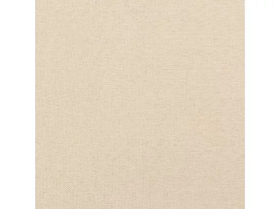 Sommier à lattes de lit Crème 120x200 cm Tissu
