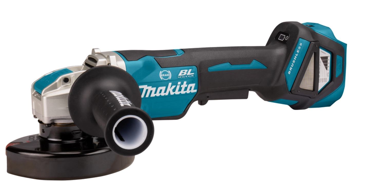 Makita DGA519ZJ 18V Li-Ion Accu haakse slijper body in Mbox - X-Lock - 125mm - koolborstelloos