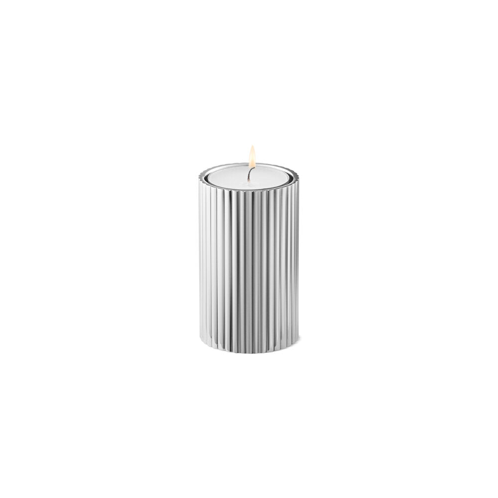 Georg Jensen  Bernadotte fyrfads-/kertelysholder - H8 cm.