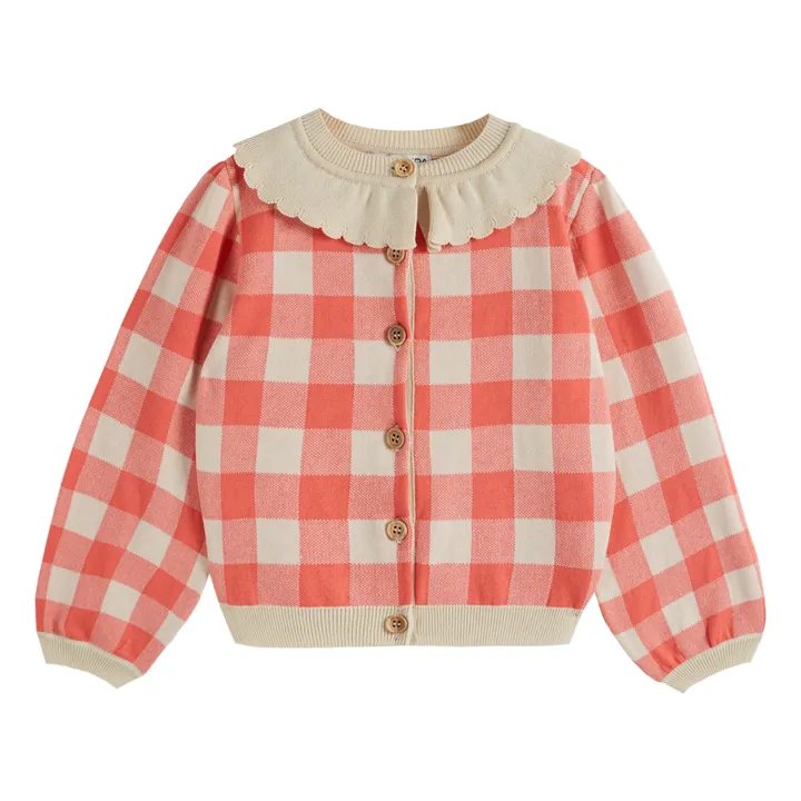 Emile et Ida Cardigan Vichy | Rose