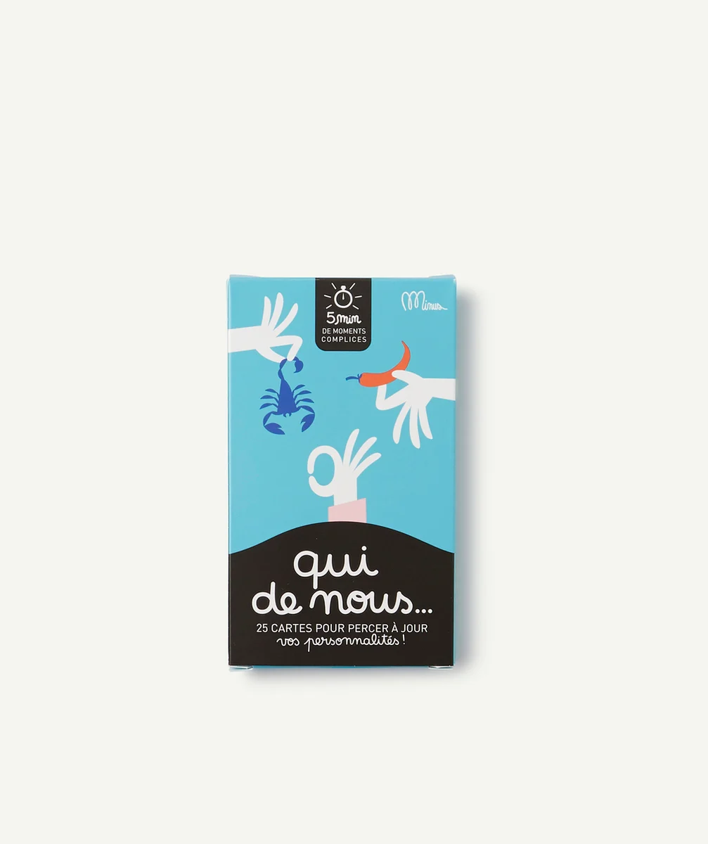MINUSLE JEU DE 25 CARTES QUI DE NOUS