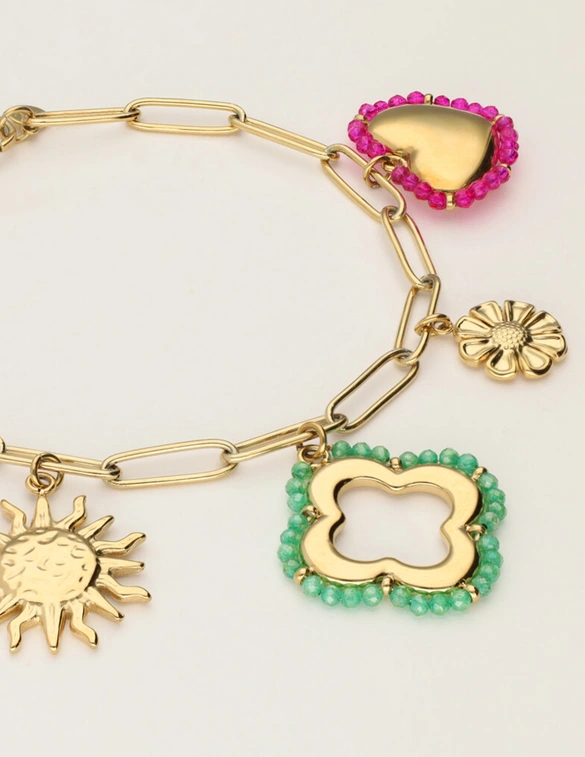 My Jewellery Sunrocks bedelarmband met kralen MJ12618