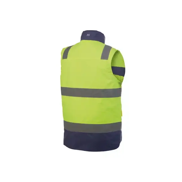DASSY ® BILBAO (350100) KROPSVARMER MED HØJ SYNLIGHED gul og blå