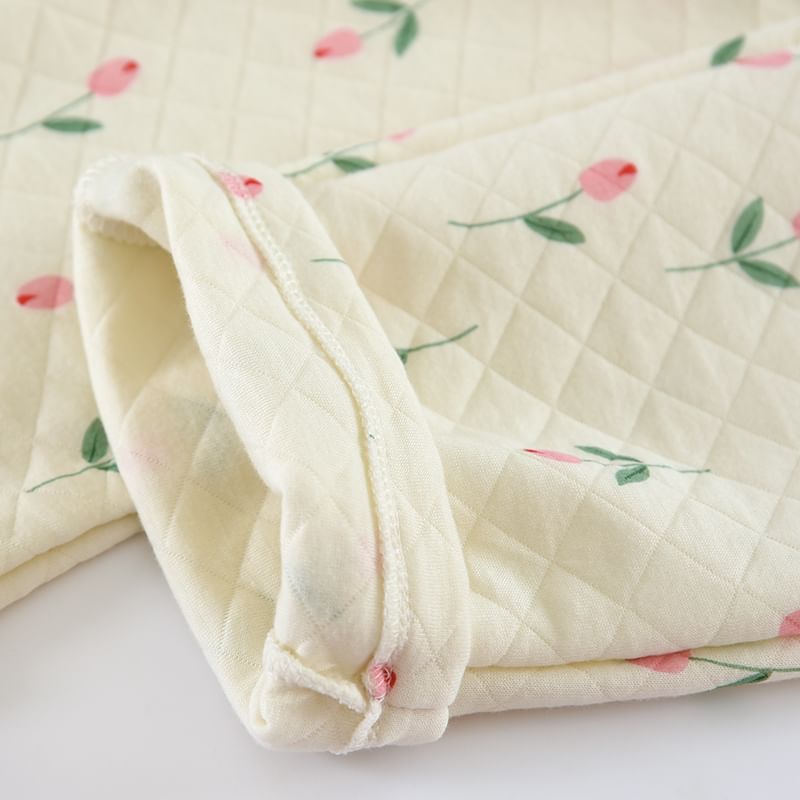 Dogini - Pyjamaset: Bloemenshirt + Broek