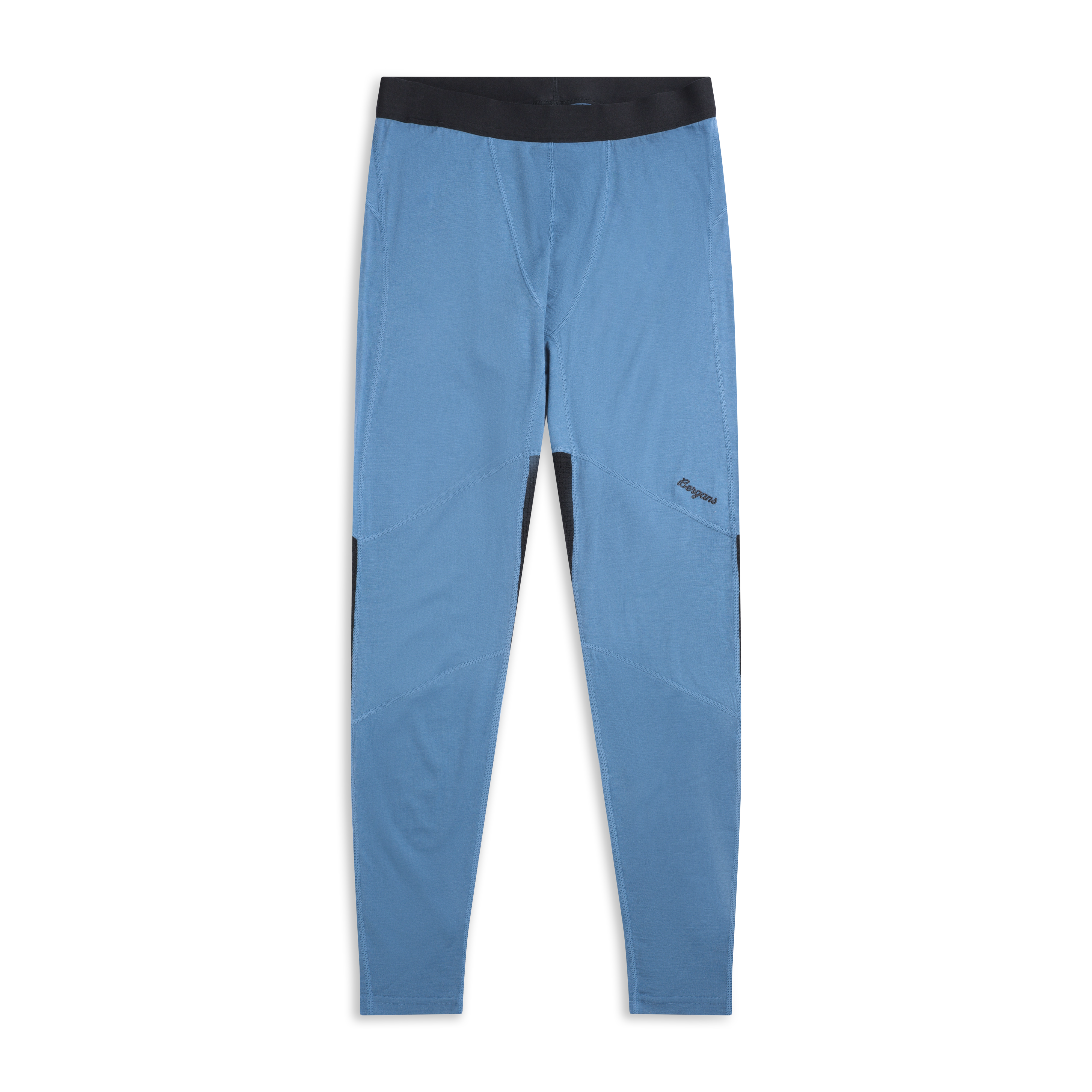 Inner:Pure Merino Tights Men Elemental Blue / Dark Shadow Grey