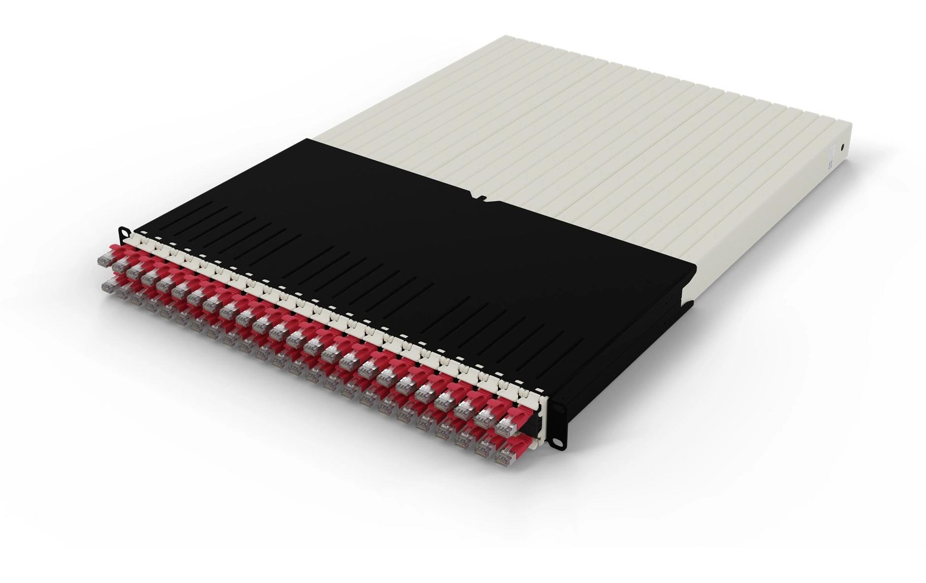 patchbox.one / 30RU / Cat 6A, STP, 1.8 m, Rot<br>All-in-One Lösung für Ordnung im Netzwerkschrank