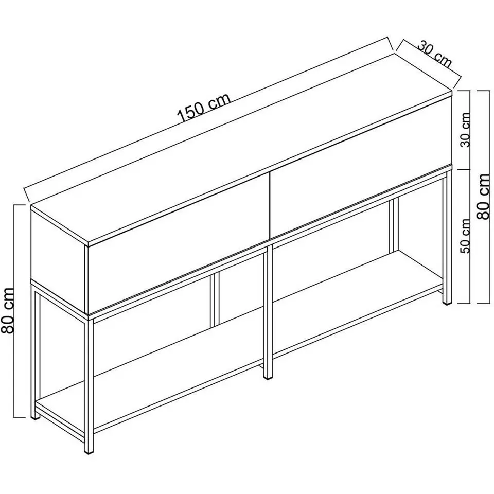 Moderne consoletafel - Woody Fashion