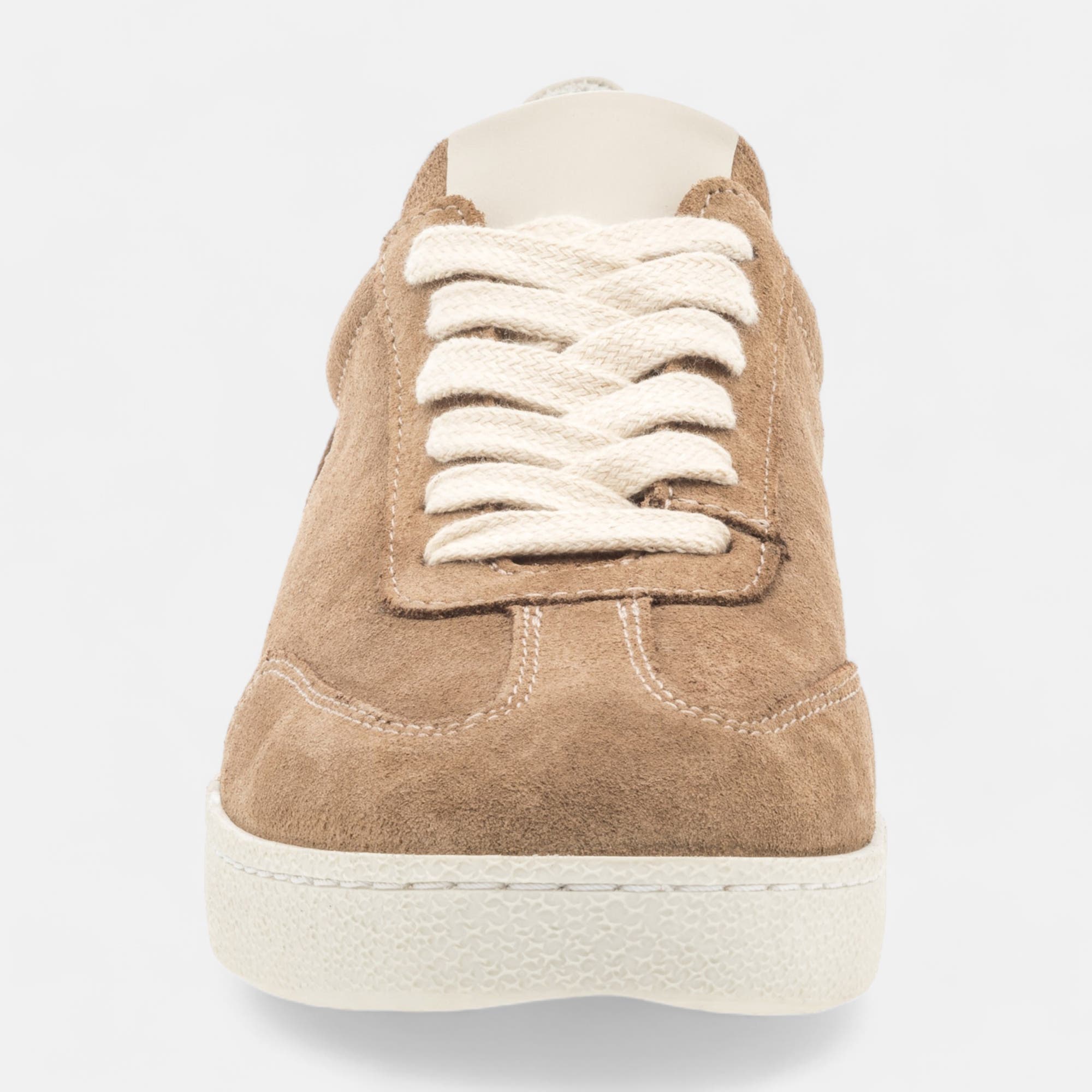 Baskets basses Femme en cuir taupe