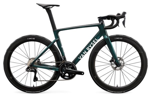 Vélo de Route Van Rysel RCR Pro Shimano Ultegra Di2 12V 700 mm Vert Abyss 2025