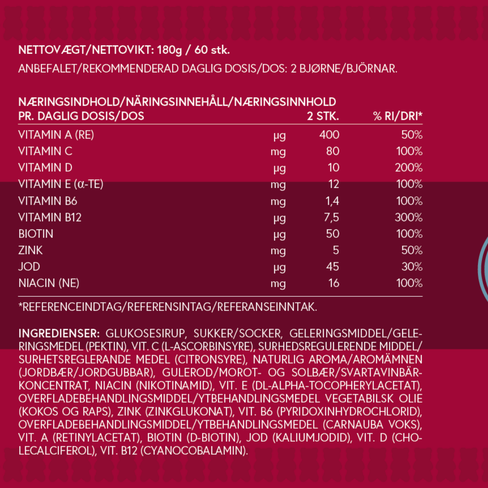 VitaYummy Multivitamin Adult - 60 stk.