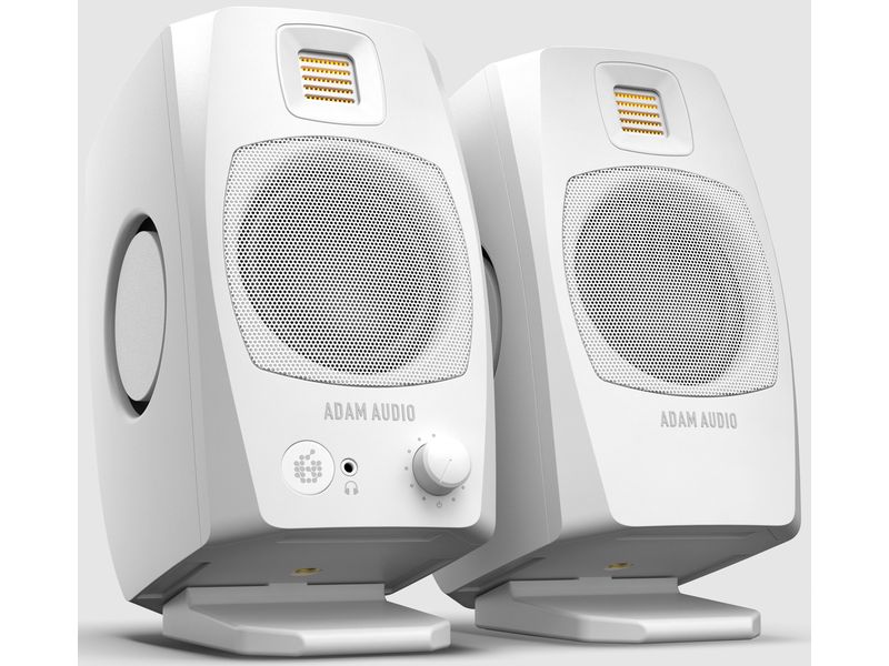 ADAM Audio Studiomonitore D3V Weiss Aktives 2-Weg Desktop Monitor System