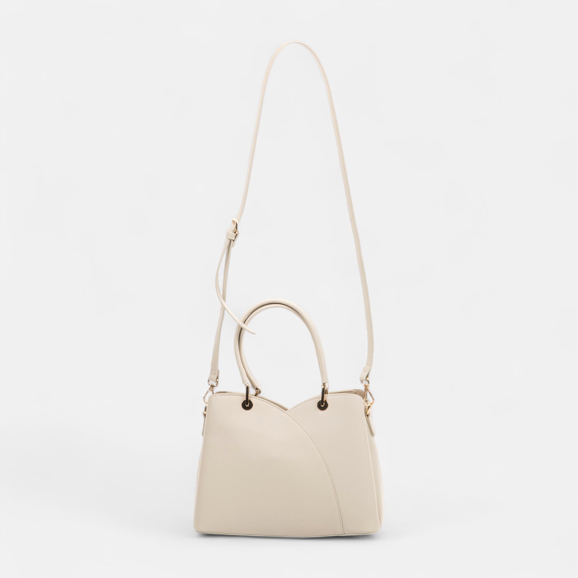 Sac à main beige