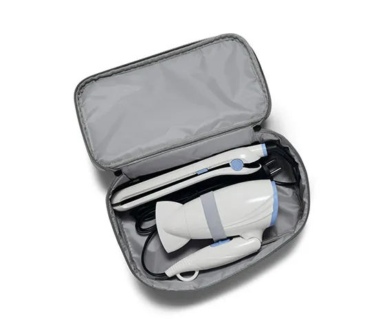 Haartrockner- und Glätteisen-Travelset