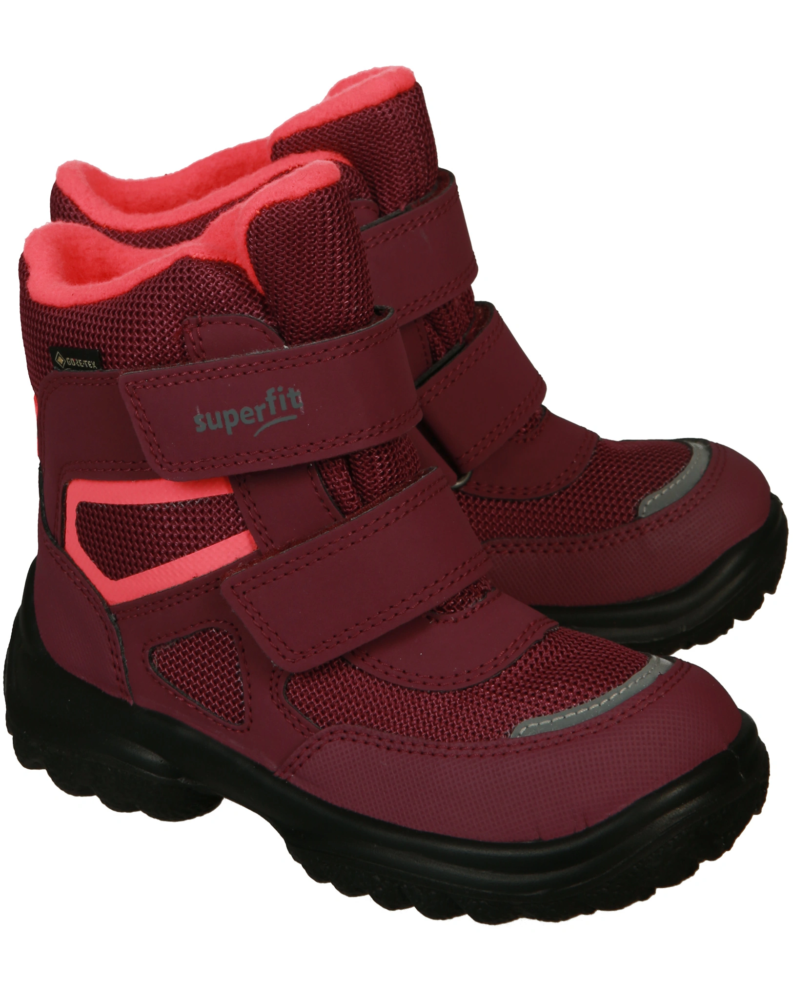 Klett-Stiefel SNOWCAT in pink/orange