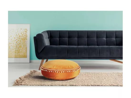 Pouf Déco à Pompons 