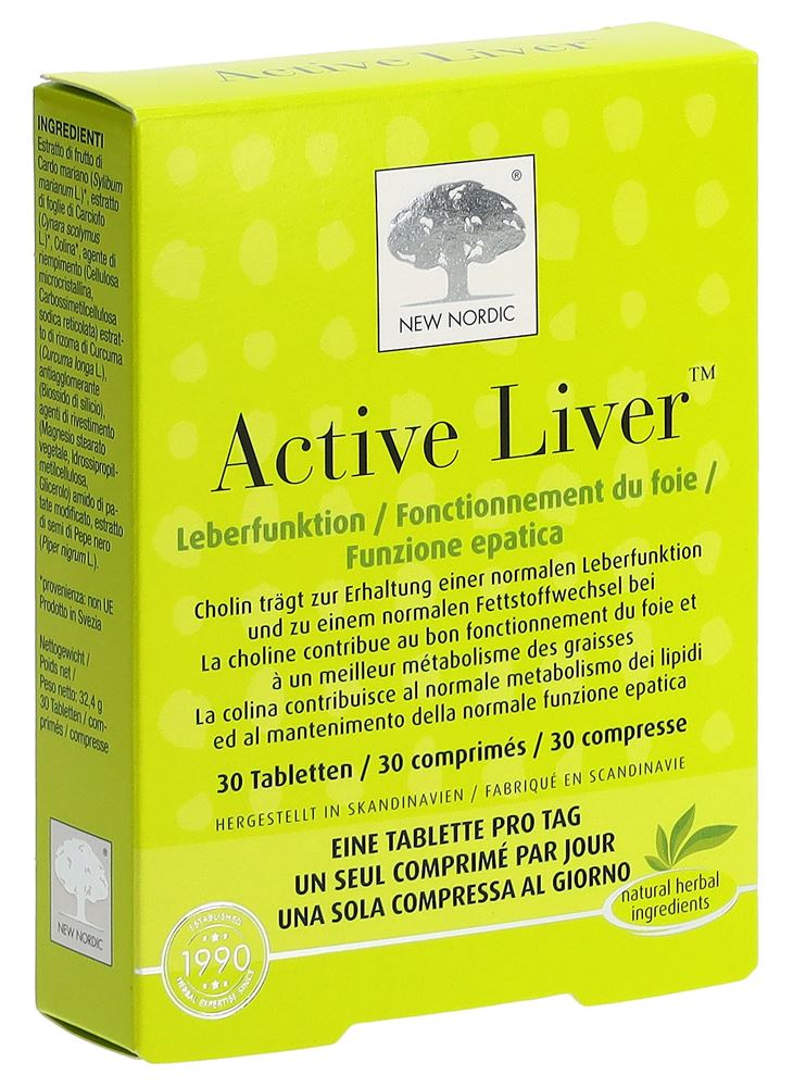 NEW NORDIC Active Liver Tabl Blist 30 Stk