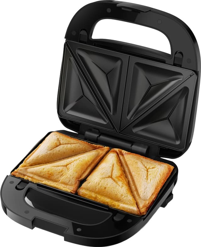 Philips 5000-serien sandwichmaskine HD2350/80 (sort/rustfrit stål)