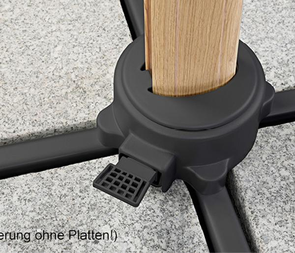 Schneider Ampelschirm Rhodos Twist Woody,