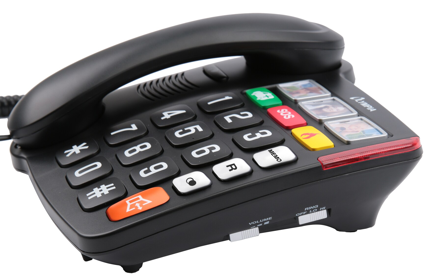 Olympia Großtastentelefon Senioren Extragroße WahltastenHörgeräte kompatibel