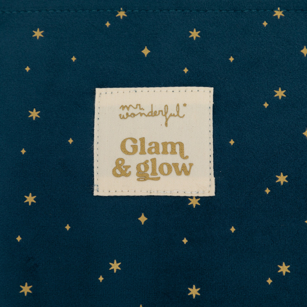 Bolsa P/Pc - Glam&Glow Velvet Blue